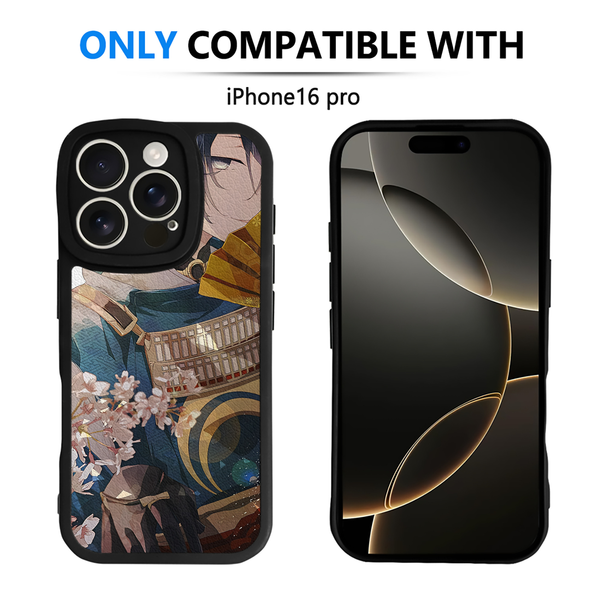 （画像用） 刀剣乱舞 Touken Ranbu 【iPhone 16シリーズ対応】シリコンスマホケース（レザー調） 材質：シリコン